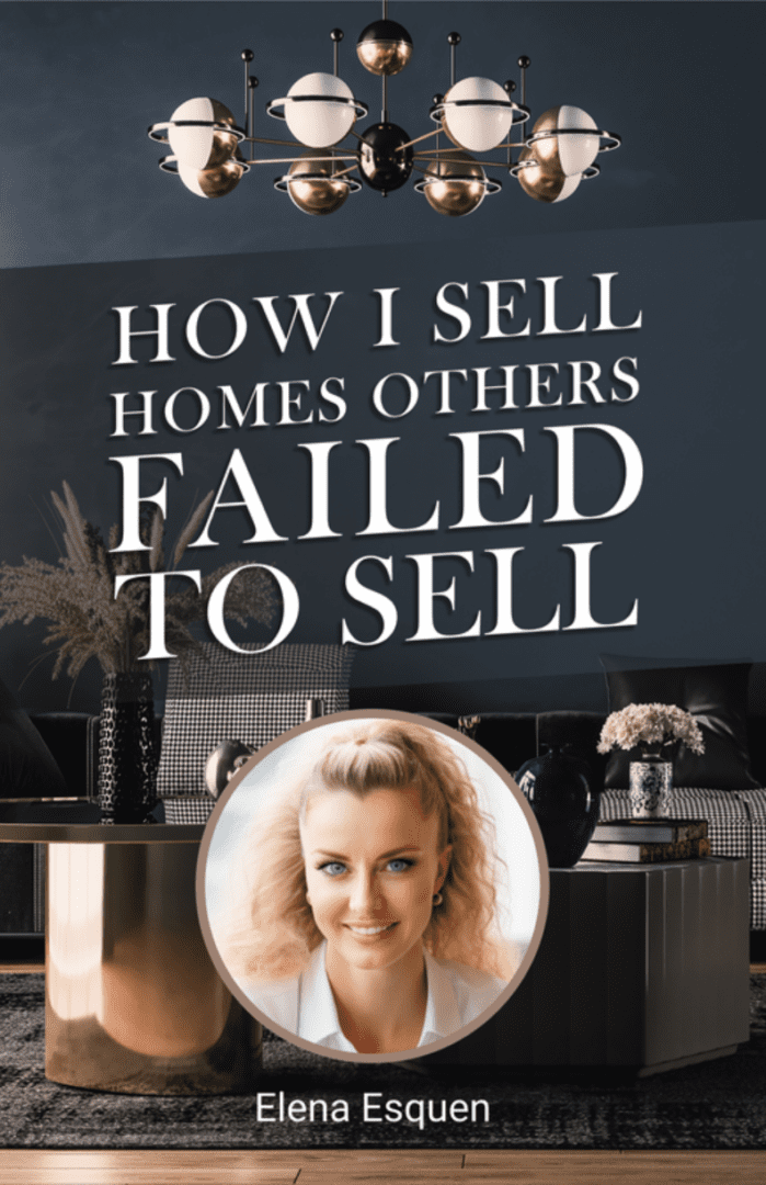 A woman sitting in front of a mirror with the words " how i sell homes others failed to sell ".